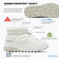 Dámské sněhule Columbia Snowtrot Shorty sea salt/fig 6