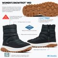 Dámské sněhule Columbia Snowtrot Mid black/sea salt 10