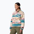 Dámská fleecová mikina Columbia Helvetia II Printed Cropped Half Snap river blue/rogue walley 4