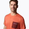Pánské tričko Columbia Hike Pocket Crew tuscan heather 5