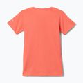 Dětské trekingové tričko Columbia Mission Lake Graphic hot coral/foxy swirl 2