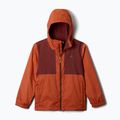 Dětská bunda do deště Columbia Rainy Trails II Fleece tuscan/spice slub