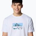 Pánské tričko Columbia Ice Lake II SS Tee white/peak direction 4