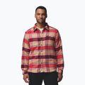 Pánská košile Columbia Windward II rich wine trapper windowpane