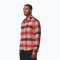Pánská košile Columbia Windward II rich wine trapper windowpane 4