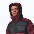 Pánská zateplená bunda Columbia Pike Lake II Hooded rich wine/black 6