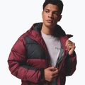 Pánská zateplená bunda Columbia Pike Lake II Hooded rich wine/black 8