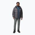 Pánská zateplená bunda Columbia Pike Lake II Hooded city grey 2