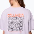 Dámské trekkingové tričko Columbia Rolling Bend Graphic Oversized Tee lavender pearl/mountainview 6