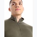 Pánská termoregulační mikina icebreaker Merino 200 Oasis Half Zip loden 4