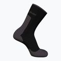 Pánské trekingové ponožky  icebreaker Merino Hike+ Light Crew black/obsidian 2