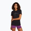 Dámské trekové tričko icebreaker Merino 150 Tech Lite SS Tee Sparkling Stars black