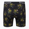 Pánské termo boxerky Smartwool Merino Print Boxer Brief Boxed černo-žlutá 15151 2