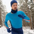Pánská termoakční mikina icebreaker 125 Zoneknit Crewe geo blue 9