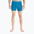 Pánské termální boxerky Icebreaker Anatomica Geo Blue 103029 4