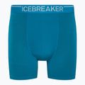 Pánské termální boxerky Icebreaker Anatomica Geo Blue 103029