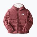 Dětská péřová bunda The North Face Printed Revrs North Down Hooded pink NF0A7WOY6R41