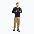 Pánské tričko Longsleeve icebreaker Merino 200 Oasis Crewe SkiingYeti midnight navy 2