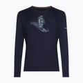 Pánské tričko Longsleeve icebreaker Merino 200 Oasis Crewe SkiingYeti midnight navy 7