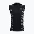 Pánský basketbalový míč Under Armour  Baseline Tank Hoodie 002 černá 1370240-002-LG
