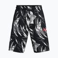 Pánské basketbalové šortky Under Armour Baseline 10'' Prnt 002 černo-červene 1370221-002-LG