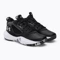 Dětske basketbalové boty Under Armour GS Lockdown 6 černe 3025617-001 4