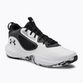 Basketbalové boty pánské Under Armour Lockdown 6 bílo-šedé 3025616-101