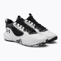 Basketbalové boty pánské Under Armour Lockdown 6 bílo-šedé 3025616-101 4