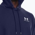 Pánská mikina Under Armour Essential Fleece Hoodie midnight navy/white 4