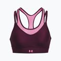 Under Armour Infinity Mesh Low fialová fitness podprsenka 1376886-572