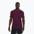 Pánské tričko Under Armour Sportstyle Left Chest purple stone/black