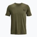 Pánské tričko Under Armour Sportstyle Left Chest marine green/black 4