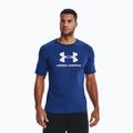 Pánské tréninkové tričko Under Armour Sportstyle Logo SS modré 1329590-471