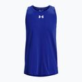 Pánské basketbalové tričko Under Armour Baseline Cotton Tank modré 1361901 3