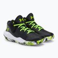 Dětské basketbalové boty Under Armour GS Jet '21 black-green 3024794 4