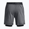 Under Armour Vanish Woven 2v1 šedé pánské tréninkové šortky 1373764 2
