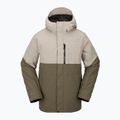 Pánská snowboardová bunda Volcom L Ins Gore-Tex hnědo-béžová G0452302 4