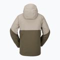 Pánská snowboardová bunda Volcom L Ins Gore-Tex hnědo-béžová G0452302 5