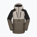 Pánská snowboardová bunda Volcom Brighton Pullover brown/black G0652315