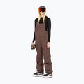 Dámské snowboardové kalhoty Volcom Creston 3D Stretch Bib Overall mahogany