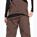 Dámské snowboardové kalhoty Volcom Creston 3D Stretch Bib Overall mahogany 7