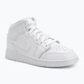 Boty  Jordan 1 Mid white/white/white