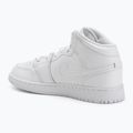 Dětské boty Nike Jordan 1 Mid white/white/white 3