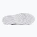 Boty  Jordan 1 Mid white/white/white 4