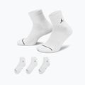 Ponožky Nike Jordan Everyday Ankle 3 páry white/black 8
