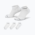 Ponožky Nike Jordan Everyday No-Show 3 páry white/black 8