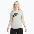 Dámské tričko Nike Sportswear Club Essentials Logo dark grey heather/black