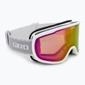 Dámské lyžařské brýle Giro Moxie white & grey chute/ amber pink/ yellow 2