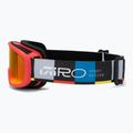 Dětské lyžařské brýle Giro Buster Jr black blocks/amber scarlet 4