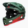 Cyklistická přilba Bell Super 3R MIPS matte dark green/infrared